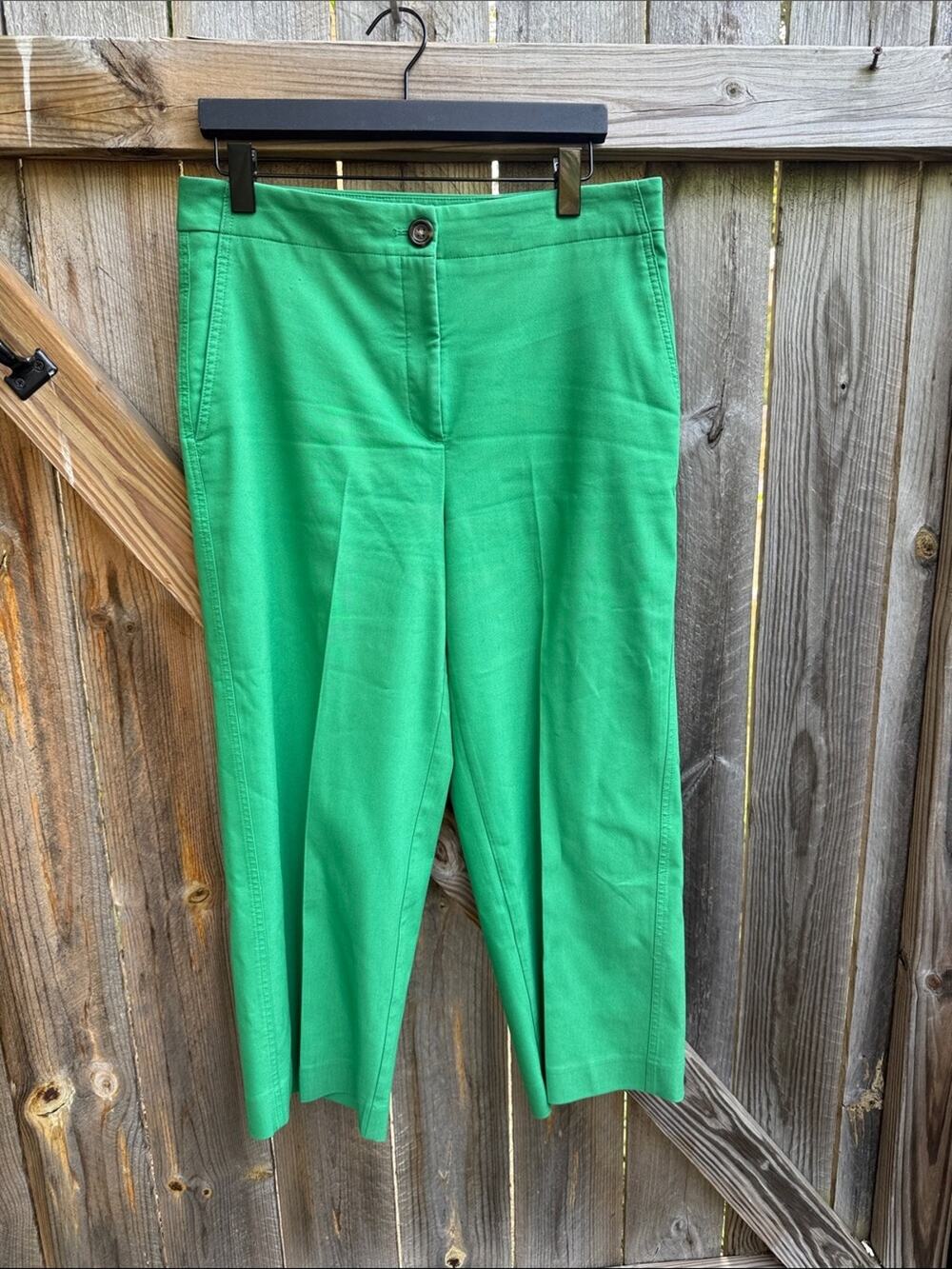 Ann Taylor The High Rise Ankle Pants Vibrant Green Size 10